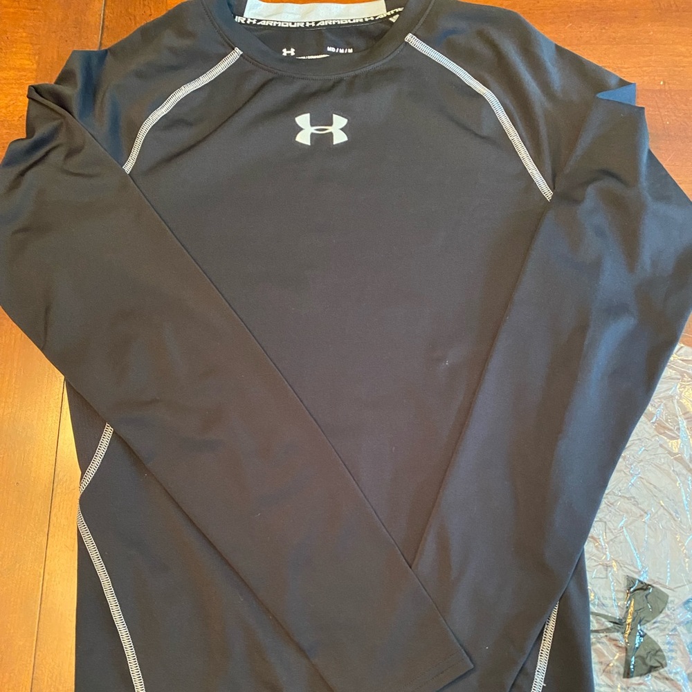 NEW Under Armour Heat Gear Compression Long Sleeve Shirt Mens M